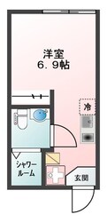 穴守稲荷駅 徒歩3分 2階の物件間取画像